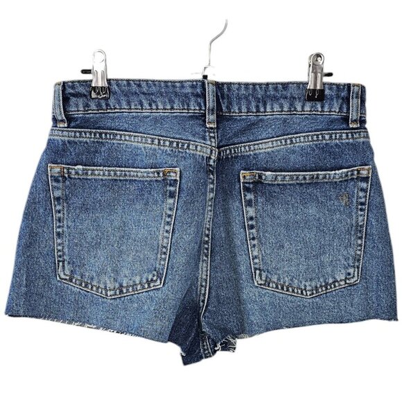 Anthropologie Pilcro Lover Embellished Denim Shorts Size 28 Gemstone NWT Cut Off - Picture 3 of 10